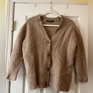 Quince Brown Cashmere Cardigan